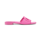 Interlocking G Canvas Slide Sandal - Pink