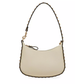Mini Rockstud Hobo Bag In Grainy Calfskin - Ivory
