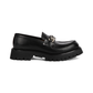 Loafer with Interlocking G - Black