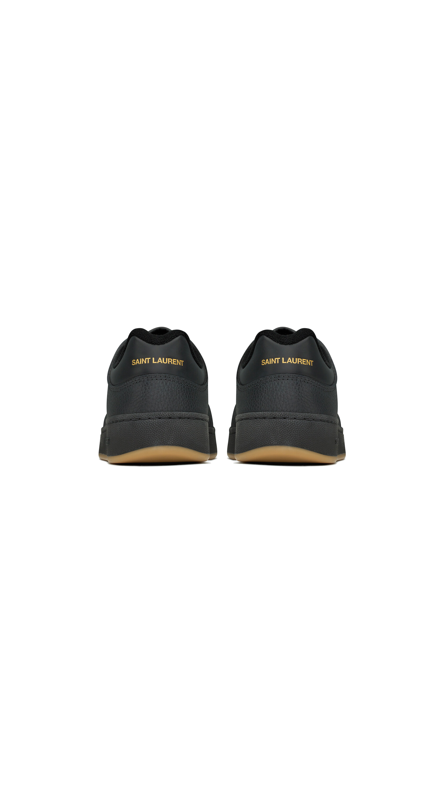 SL/61 Low-top Sneakers In Perforated Leather - Noir