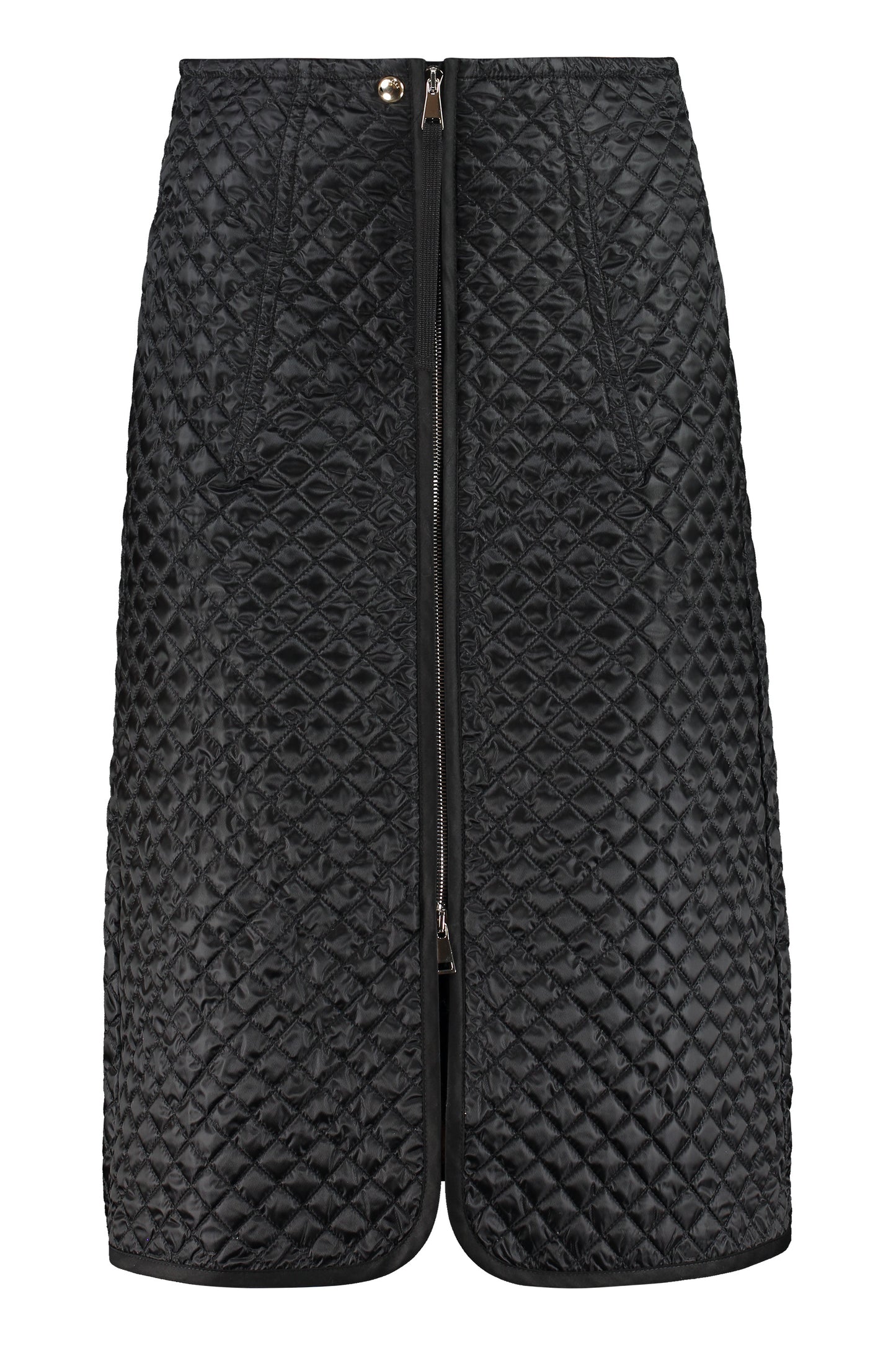 Diamond Quilted Skirt - Black