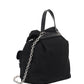 Re-nylon Mini Backpack with Chain - Black