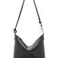 Puzzle Fold Pouch in Shiny Nappa Calfskin - Black