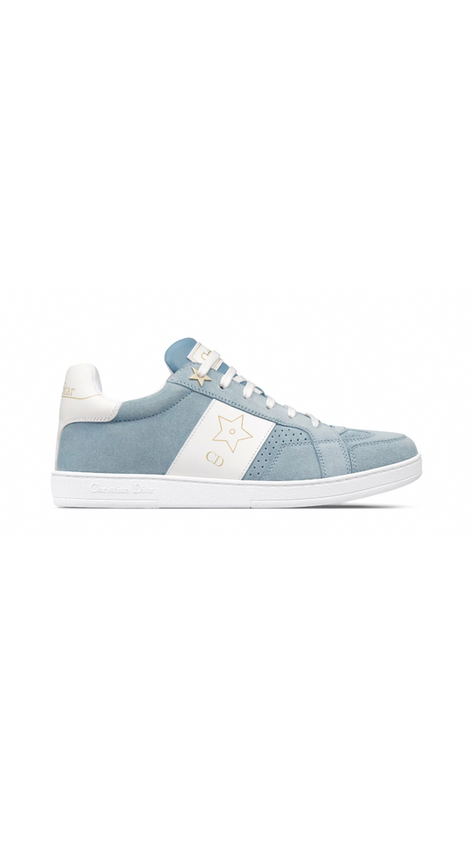 Dior Star Suede Sneaker - Pale Blue/White