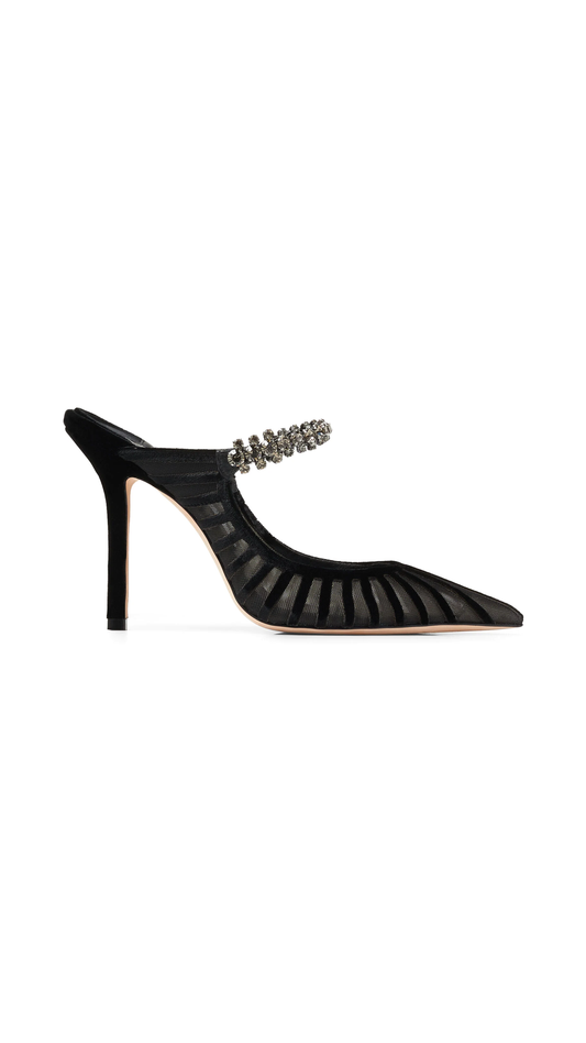 Bing 100 Mesh and Velvet Mule - Black
