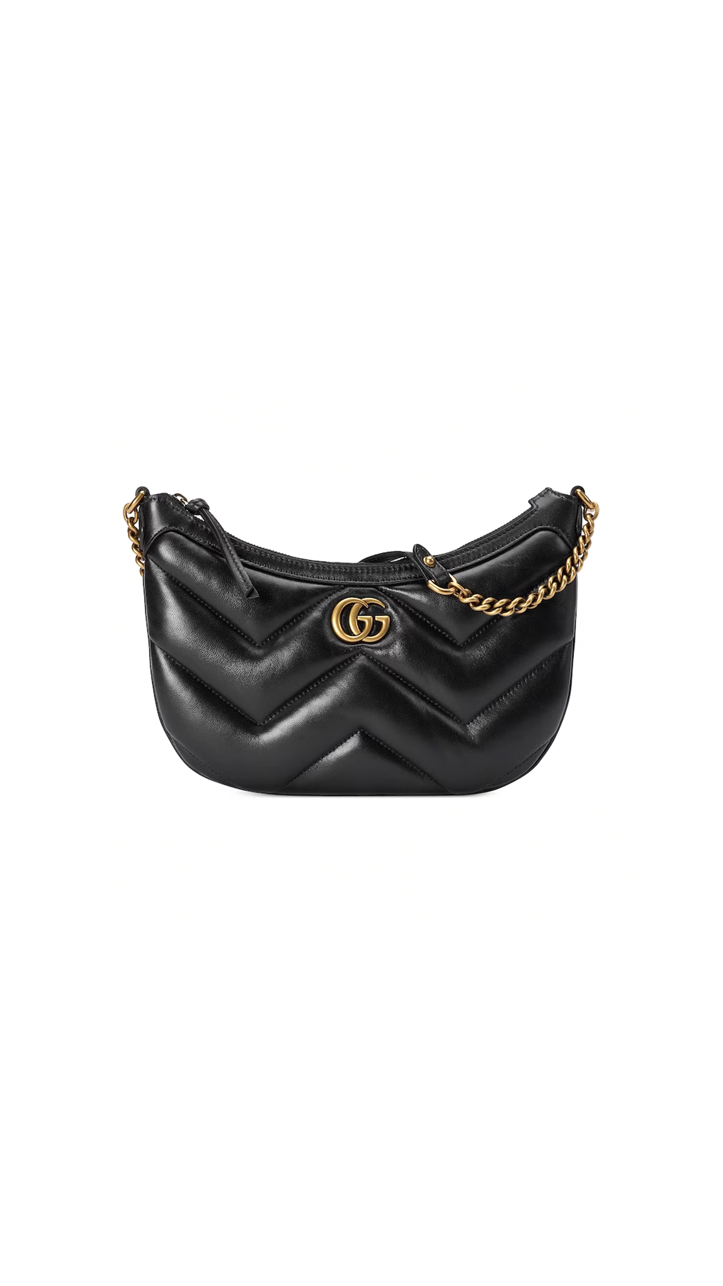 GG Marmont Small Shoulder Bag - Black