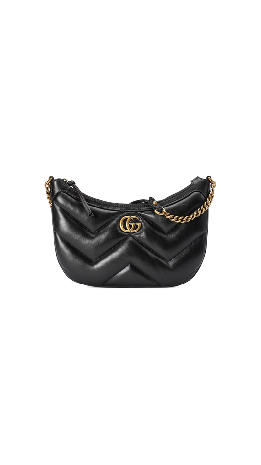 GG Marmont Small Shoulder Bag - Black