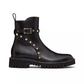 Rockstud Calfskin Ankle Boot 40MM - Black
