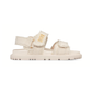 Dioract Cotton Canvas Sandals - Ecru