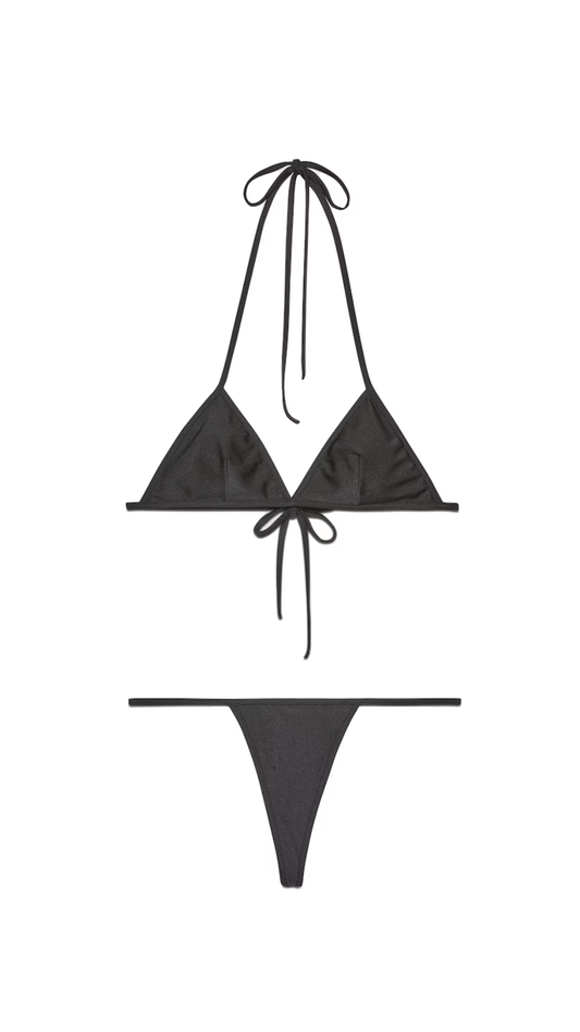 Interlocking G Jersey Bikini - Black