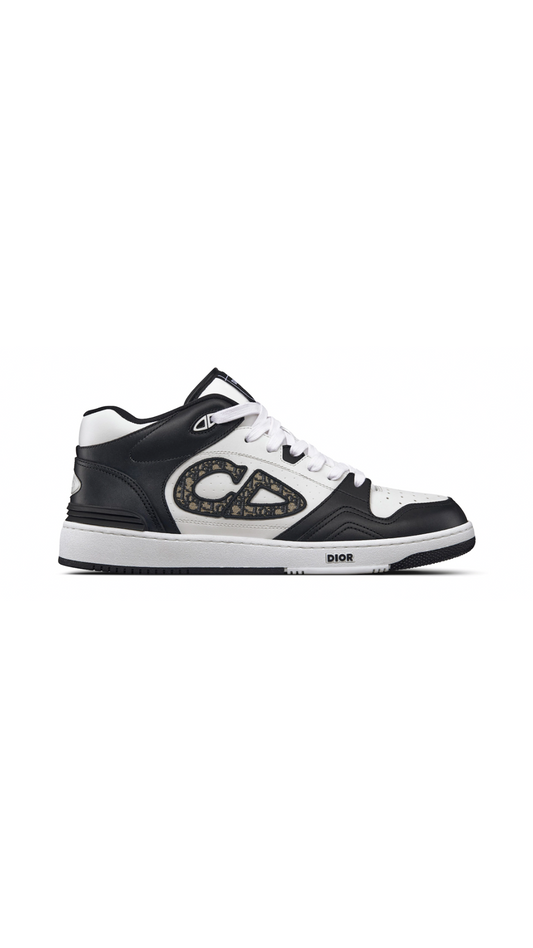 B57 Mid-Top Sneaker - Black/White