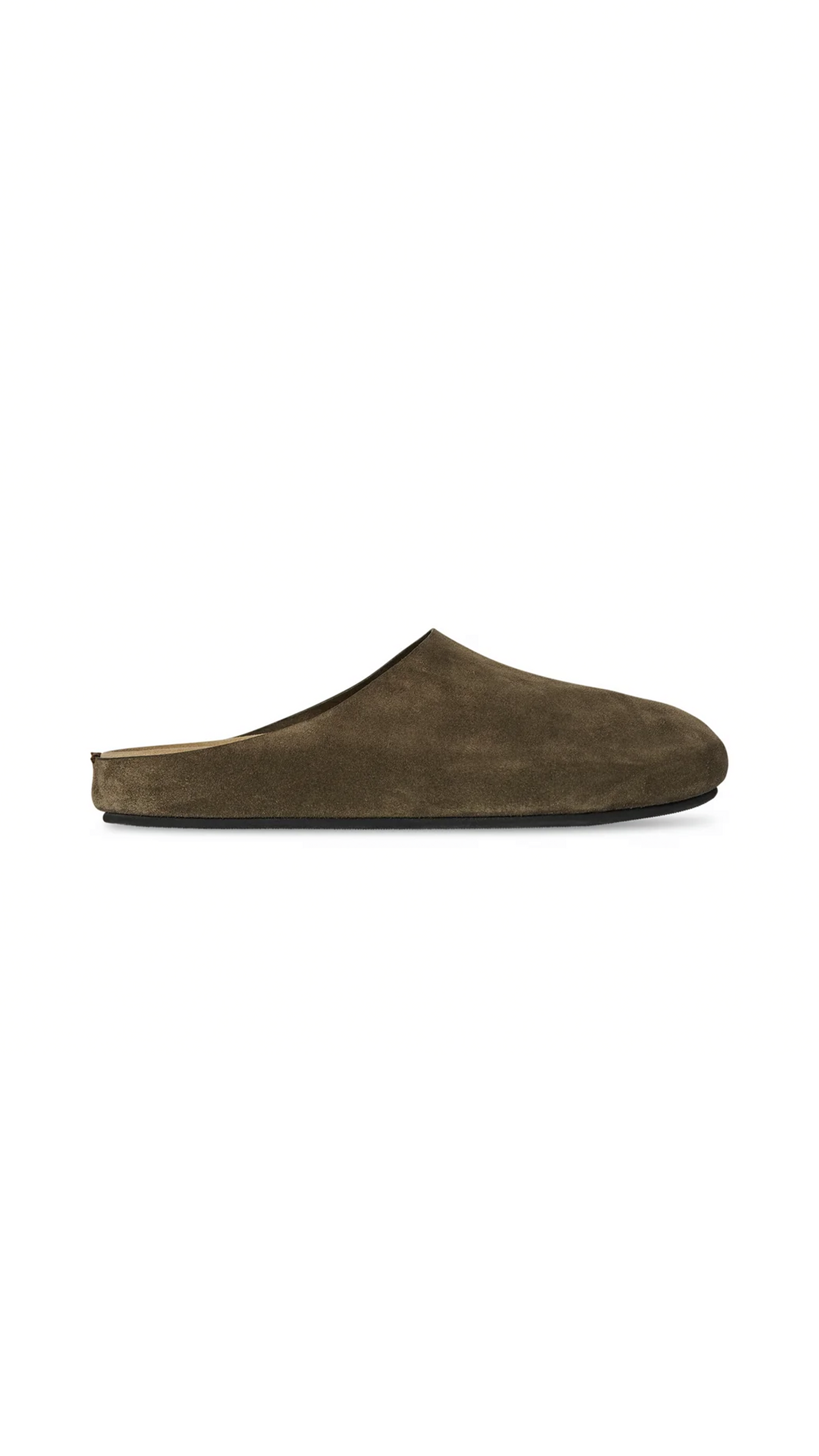 Hugo Slide in Suede - Ash