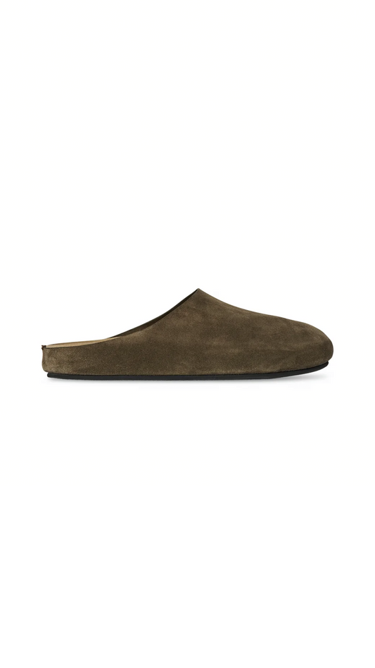 Hugo Slide in Suede - Ash