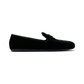 Velvet Loafers - Black