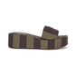 Fendi Sunshine Platform Slides - Brown