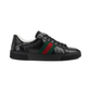 Ace Sneakers with Web - Black