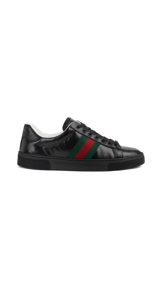 Ace Sneakers with Web - Black