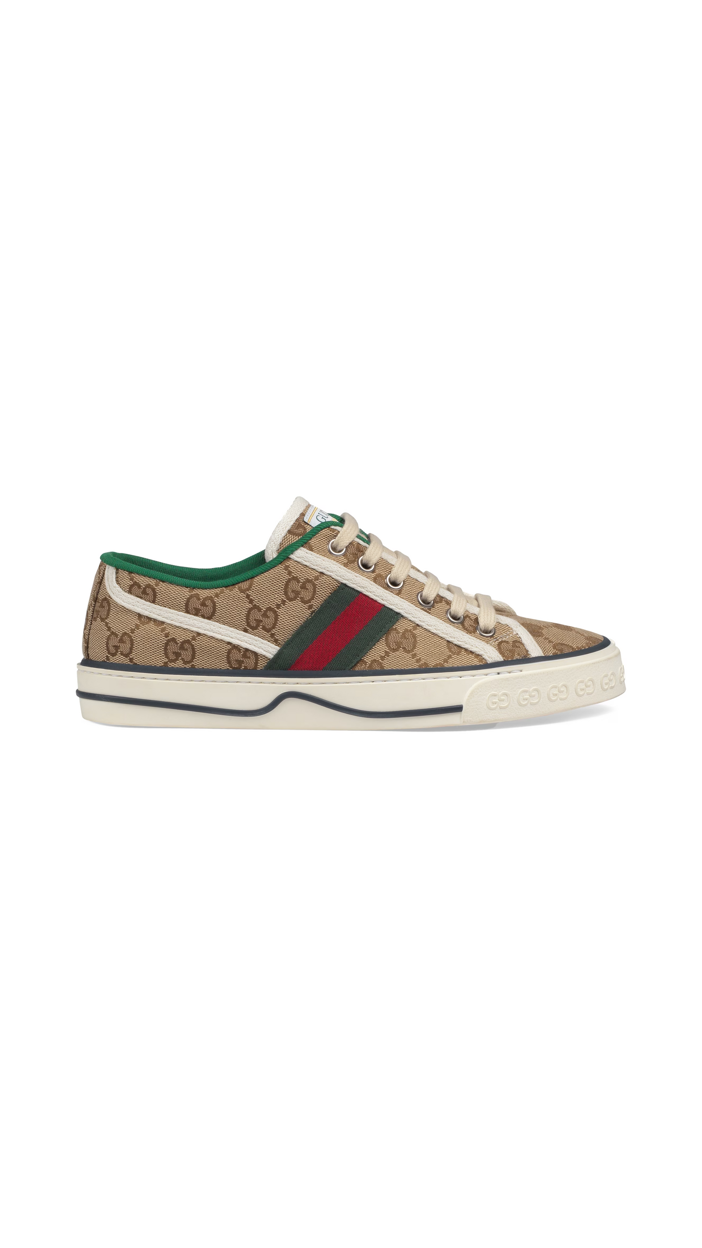 GG Gucci Tennis 1977 Sneaker -Beige/Ebony/Green