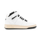 LAX High-Top Calfskin Sneakers - White/Black