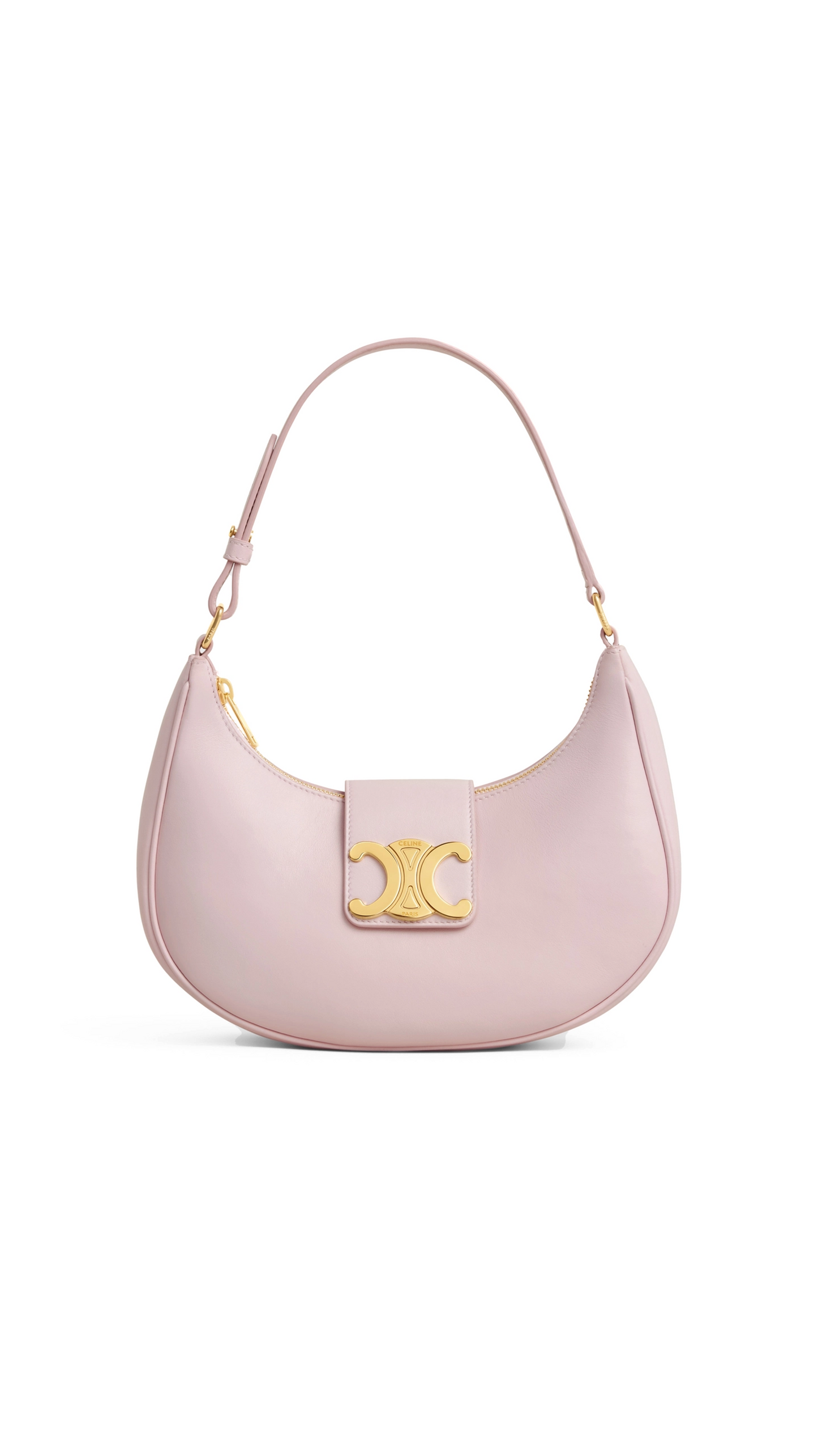 Ava Triomphe Soft Bag in Smooth Calfskin - Pastel Pink