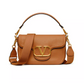Alltime Grainy Calfskin Shoulder Bag - Almond