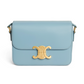 Teen Triomphe Bag in Shiny Calfskin - Pale Blue