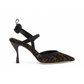 Colibrì Lite Chenille Slingback - Brown/Black