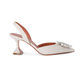 Begum Slingback in Canvas - Beige