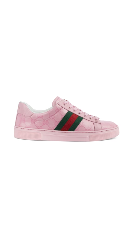 Ace Sneakers with Web - Light Pink