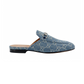 Denim Princetown Slipper - Blue