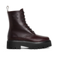 Bulky Lace-up Boot in Calfskin - Dark Brown