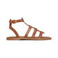Lympia Gladiator Sandals in Calfskin - Tan
