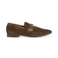 Velvet Corduroy Loafer with Horsebit - Dark Brown
