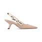 J'Adior Slingback Pump - Beige/White