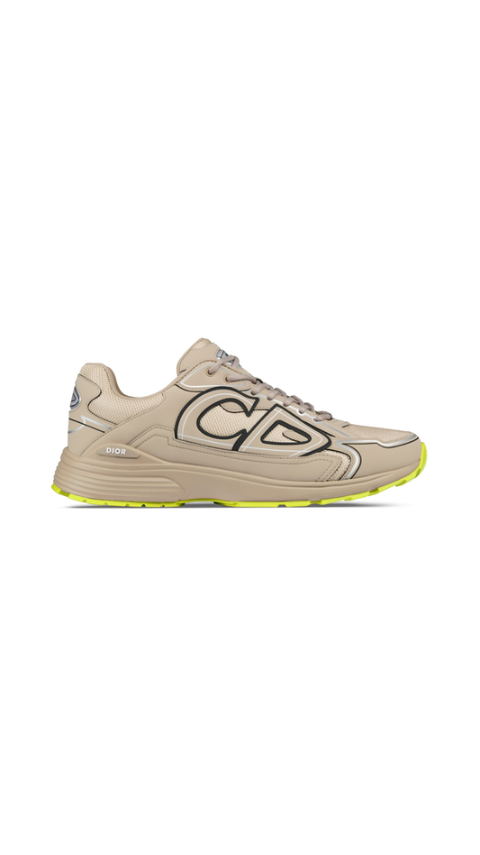 B30 Sneakers - Beige/Neon Yellow