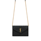 Cassandre Envelope Chain Wallet in Lambskin - Black