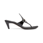 Thong Sandals with Horsebit - Black