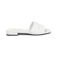 Quilted Nappa Leather Slides - White