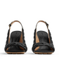 Padded Slingback Sandal - Black