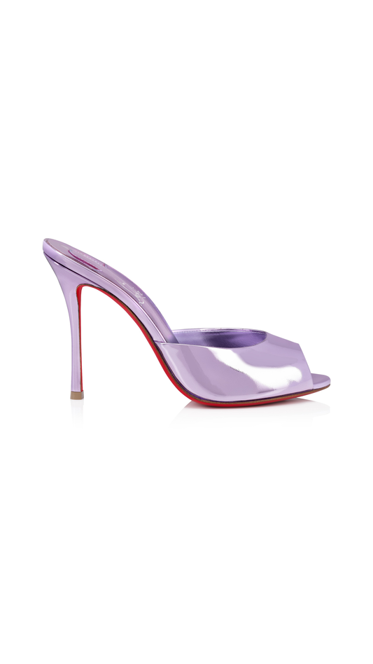 Me Dolly Specchio Leather Mule - Parme