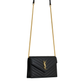 Cassandre Envelope Chain Wallet in Lambskin - Black