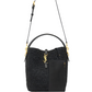 Le 37 in Woven Raffia and Vegetable-tanned Leather - Black