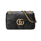 GG Marmont Medium Shoulder Bag - Black
