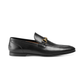 Gucci Jordaan Leather Loafers - Black