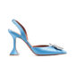 Begum Satin Slingback - Baby Blue