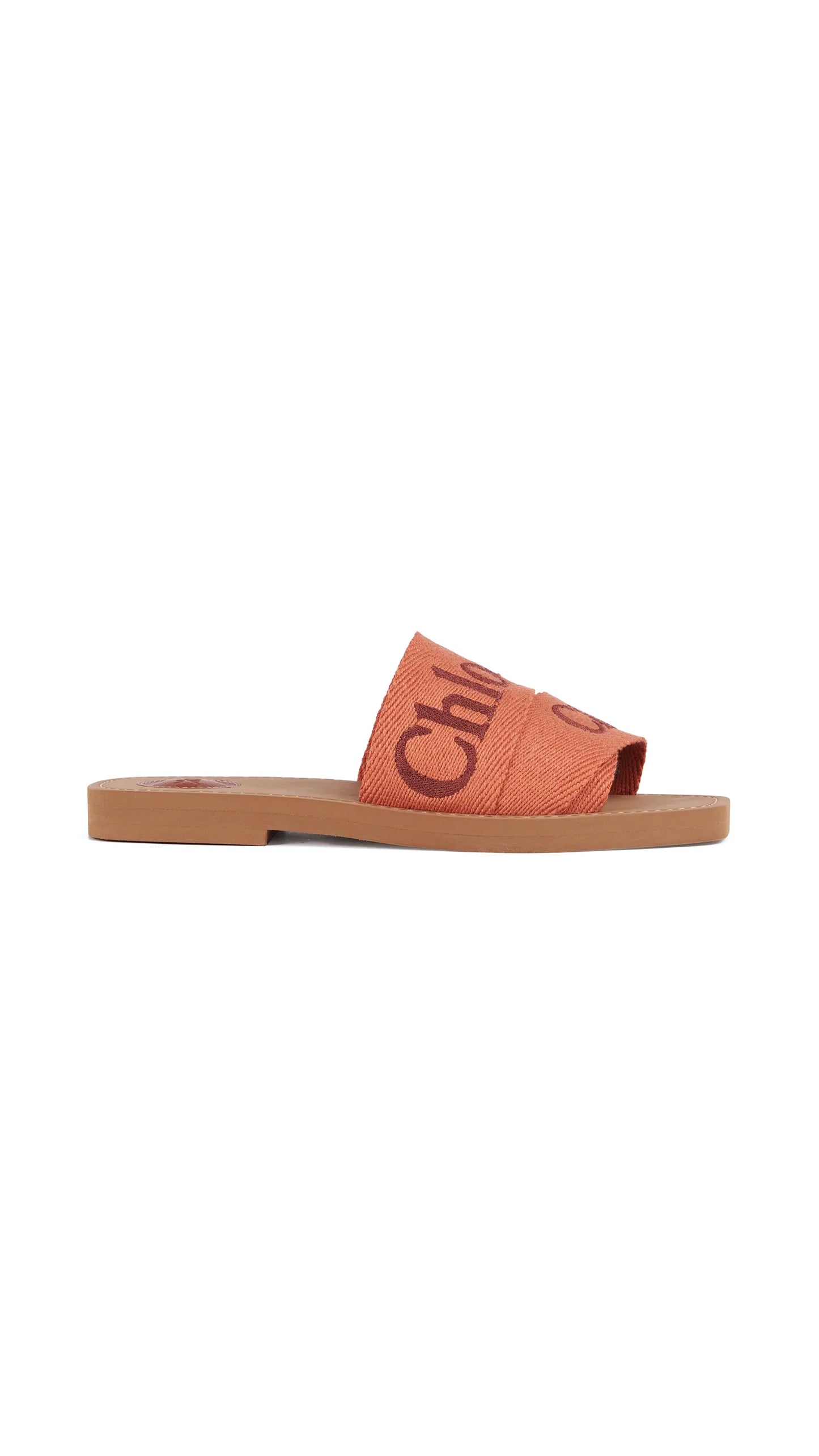 Woody Flate Mule - Orange