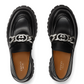 Lug Sole Loafer - Black