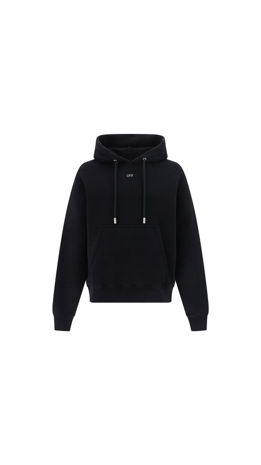 Off Stamp Skate Hoodie - Black