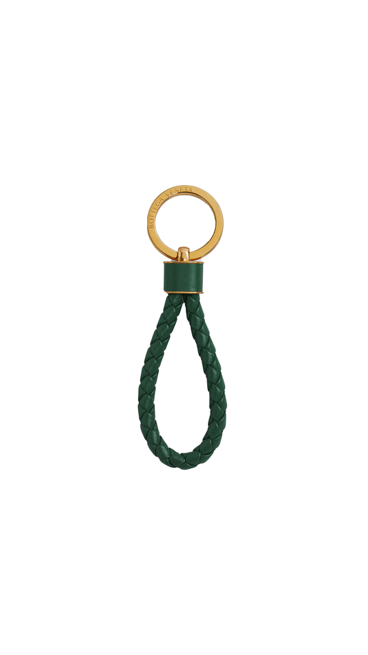 Intreccio Key Ring - Emerald Green