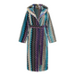 Giacomo Hooded Bathrobe - Blue Multi